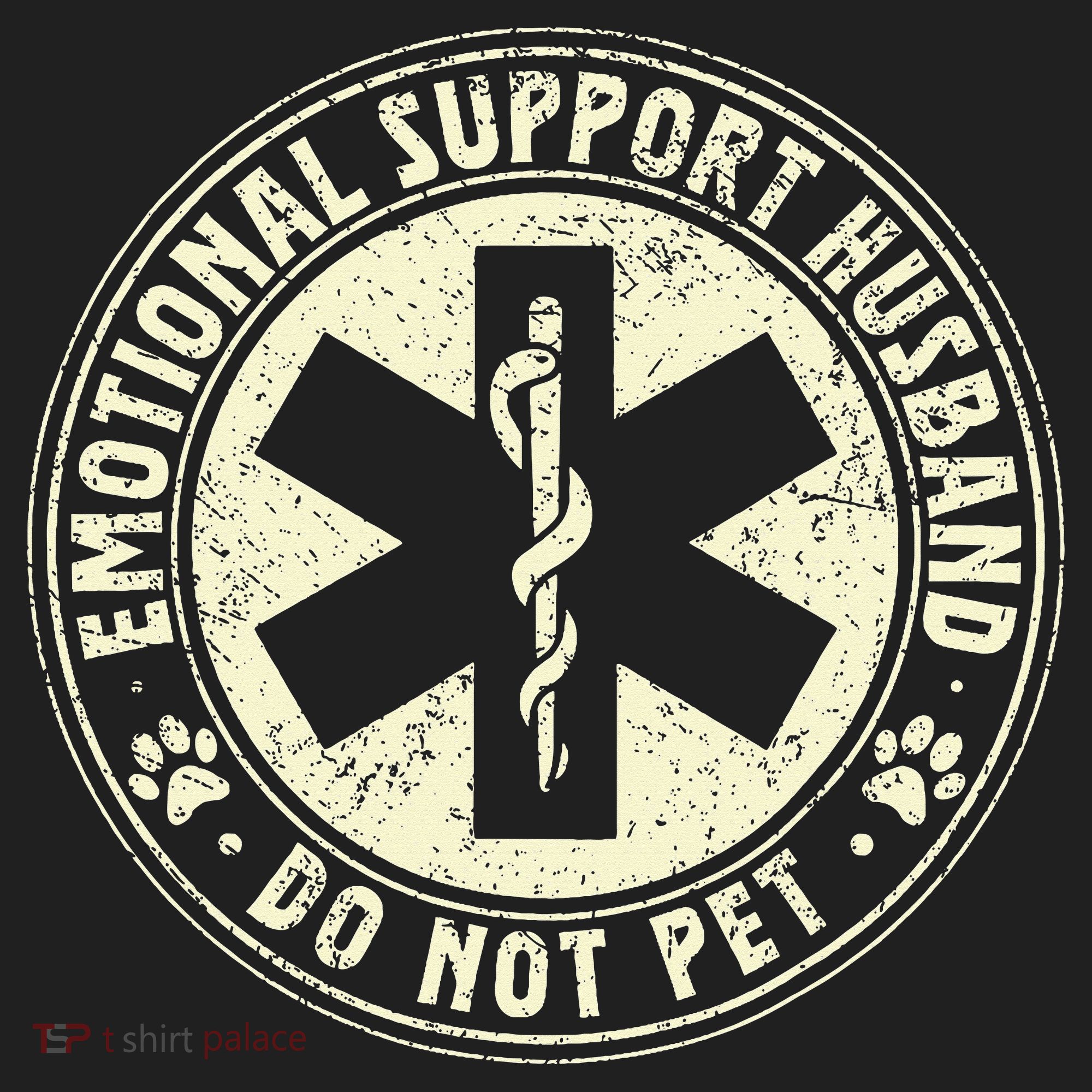 Do Not Pet Emotional Support Husband Funny Fathers Day Hat