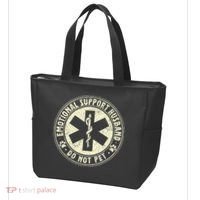 Do Not Pet Emotional Support Husband Funny Fathers Day Tote Bag thumb 3