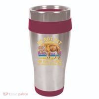 Do Not Pet The Fluffy Cows Bison Yellowstone National Park 16oz Travel Tumbler thumb 0