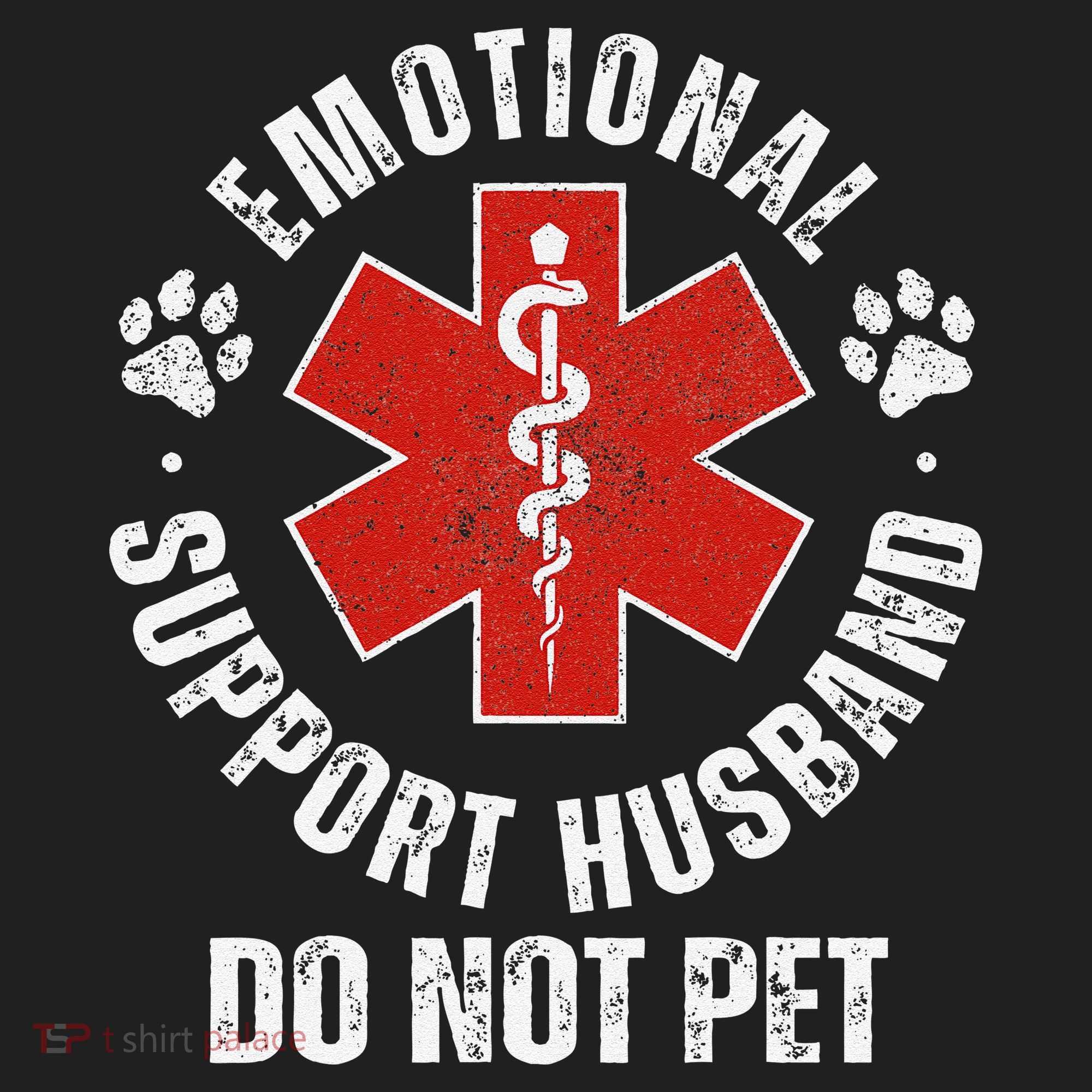 Do Not Pet Emotional Support Husband Funny Tumbler