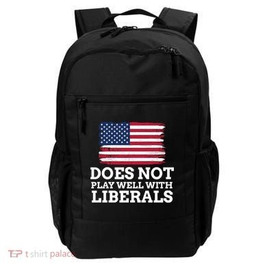 Does Not Play Well With Liberals Gift Backpack
