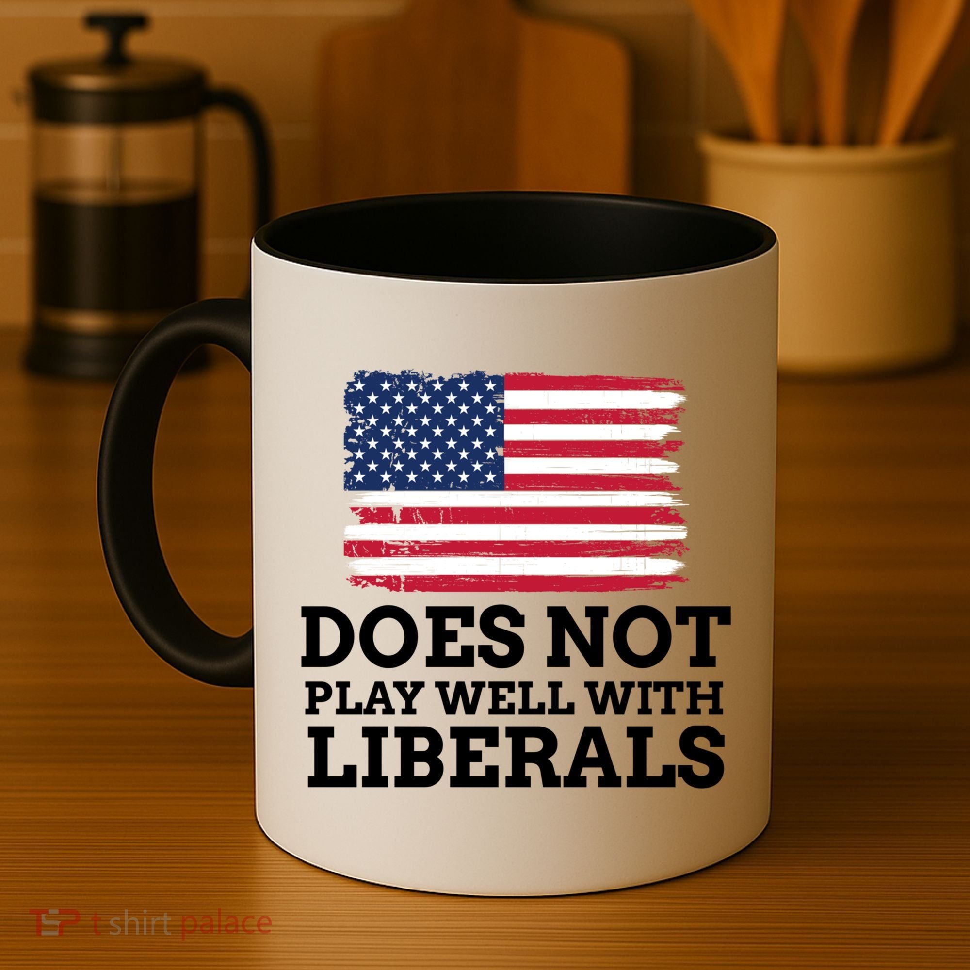 Does Not Play Well With Liberals Gift Coffee Mug