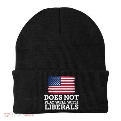 Does Not Play Well With Liberals Gift Beanie