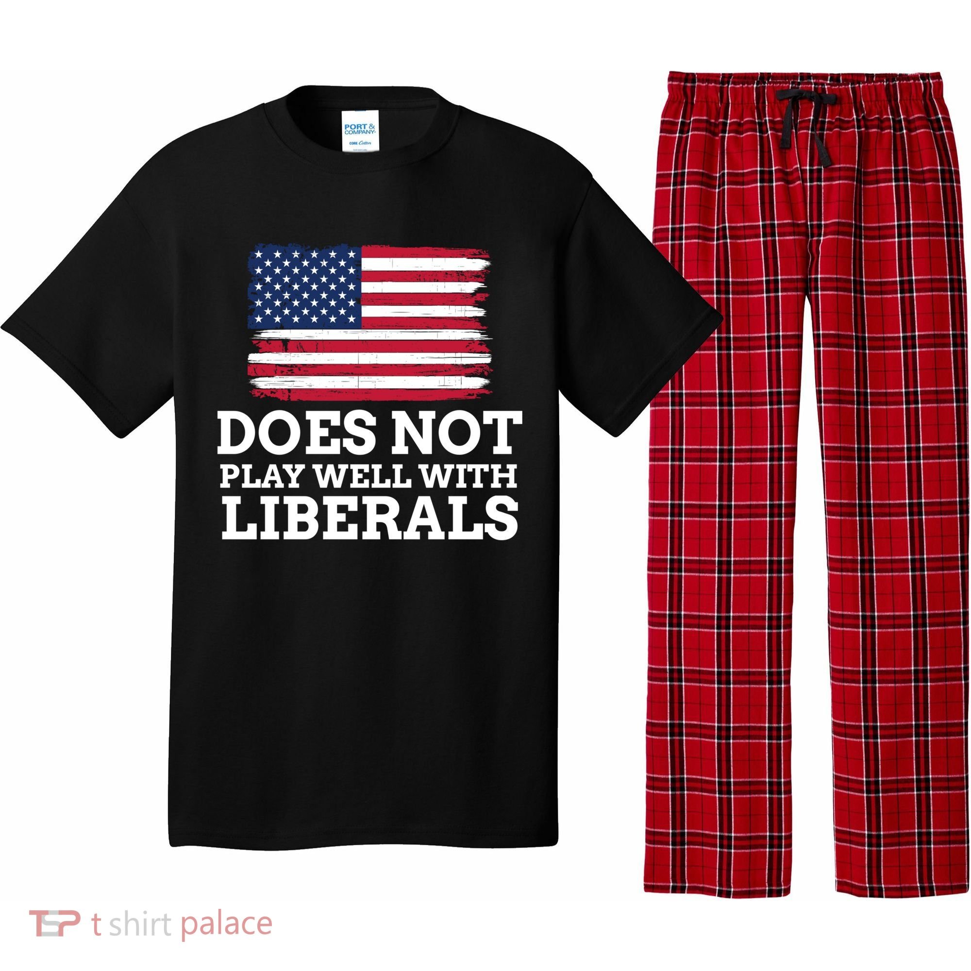 Does Not Play Well With Liberals Gift Pajama Set