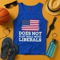Does Not Play Well With Liberals Gift Tank Top thumb 4