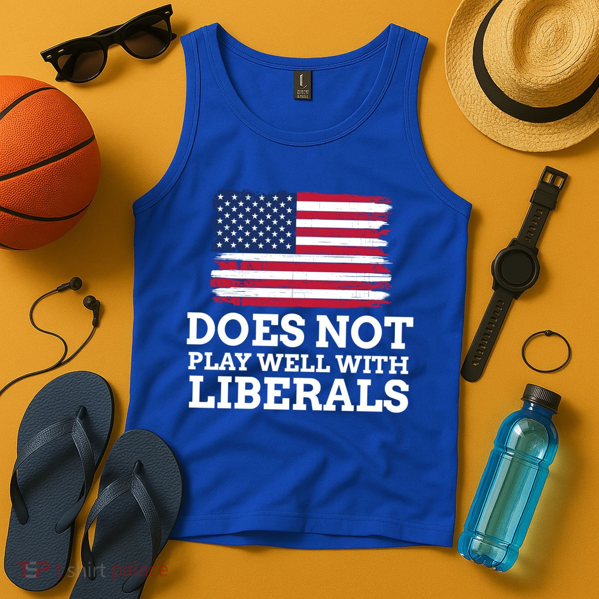 Does Not Play Well With Liberals Gift Tank Top