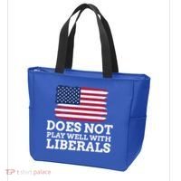 Does Not Play Well With Liberals Gift Tote Bag thumb 3