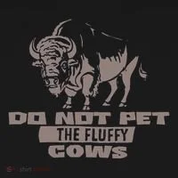 Do Not Pet The Fluffy Cows Toddler Hoodie thumb 2