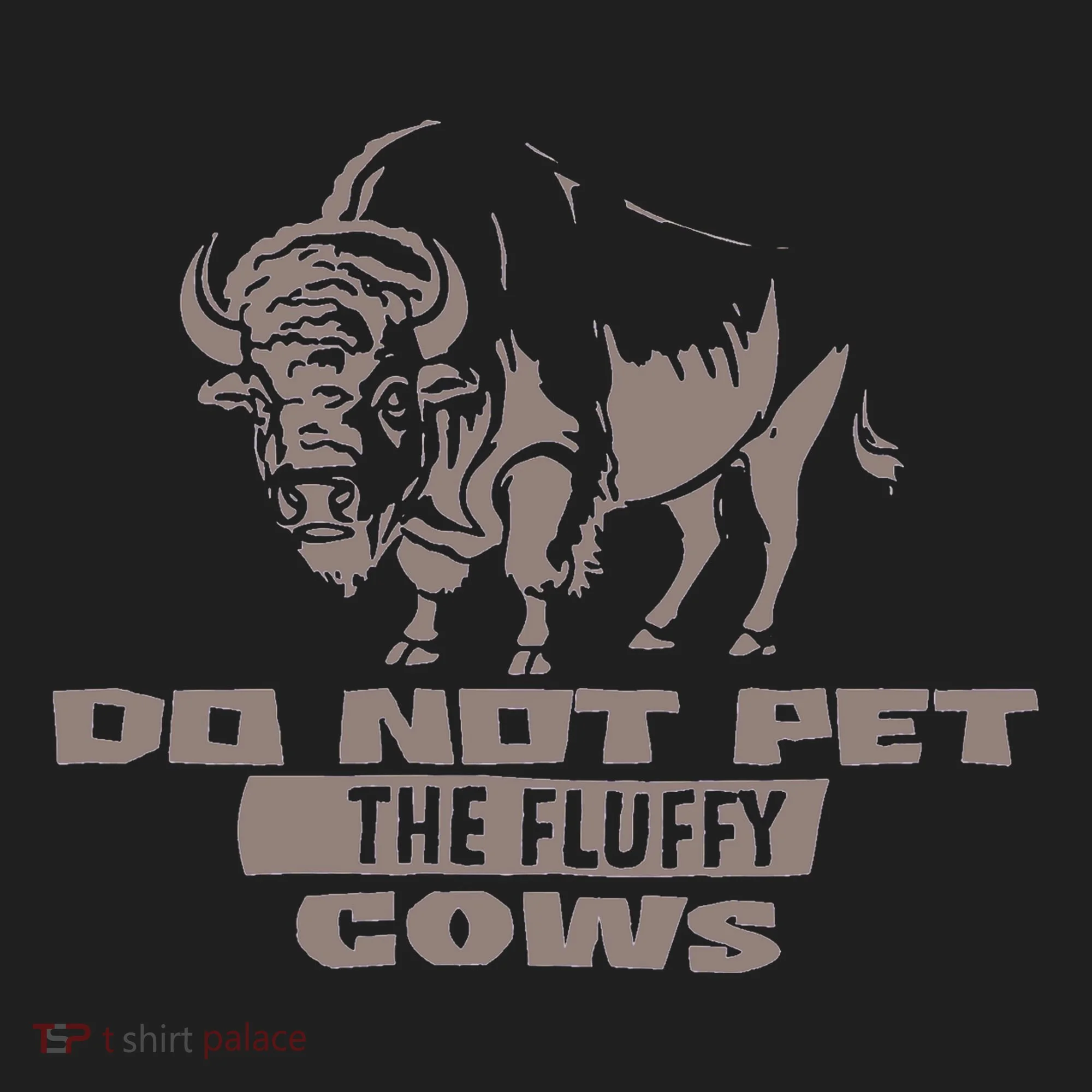 Do Not Pet The Fluffy Cows Golf Towel