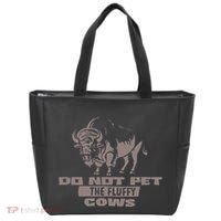 Do Not Pet The Fluffy Cows Tote Bag thumb 0