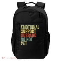Do Not Pet Emotional Support Husband Funny Backpack thumb 0