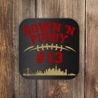 Down 'N Purdy #13 San Francisco Football Fan Coaster thumb 0