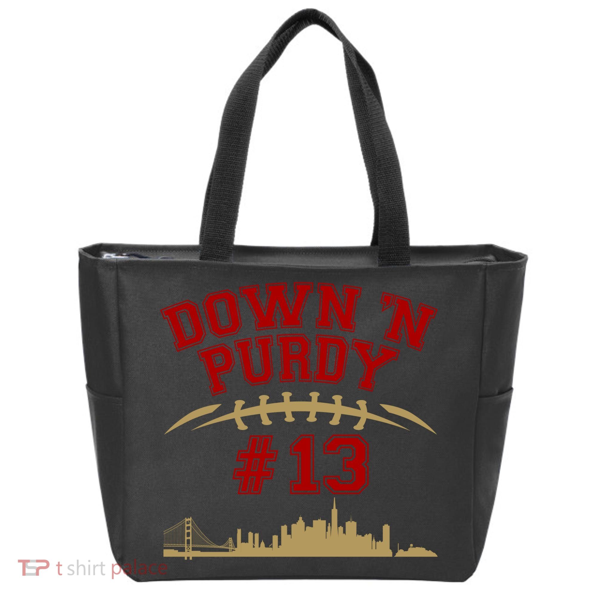 Down 'N Purdy #13 San Francisco Football Fan Tote Bag