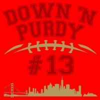 Down 'N Purdy #13 San Francisco Football Fan Santa Hat thumb 1