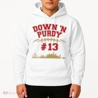 Down 'N Purdy #13 San Francisco Football Fan Hoodie thumb 2