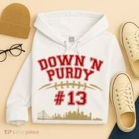 Down 'N Purdy #13 San Francisco Football Fan Hoodie thumb 4