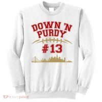 Down 'N Purdy #13 San Francisco Football Fan Sweatshirt thumb 0