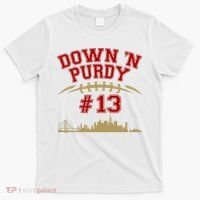 Down 'N Purdy #13 San Francisco Football Fan T-Shirt thumb 0