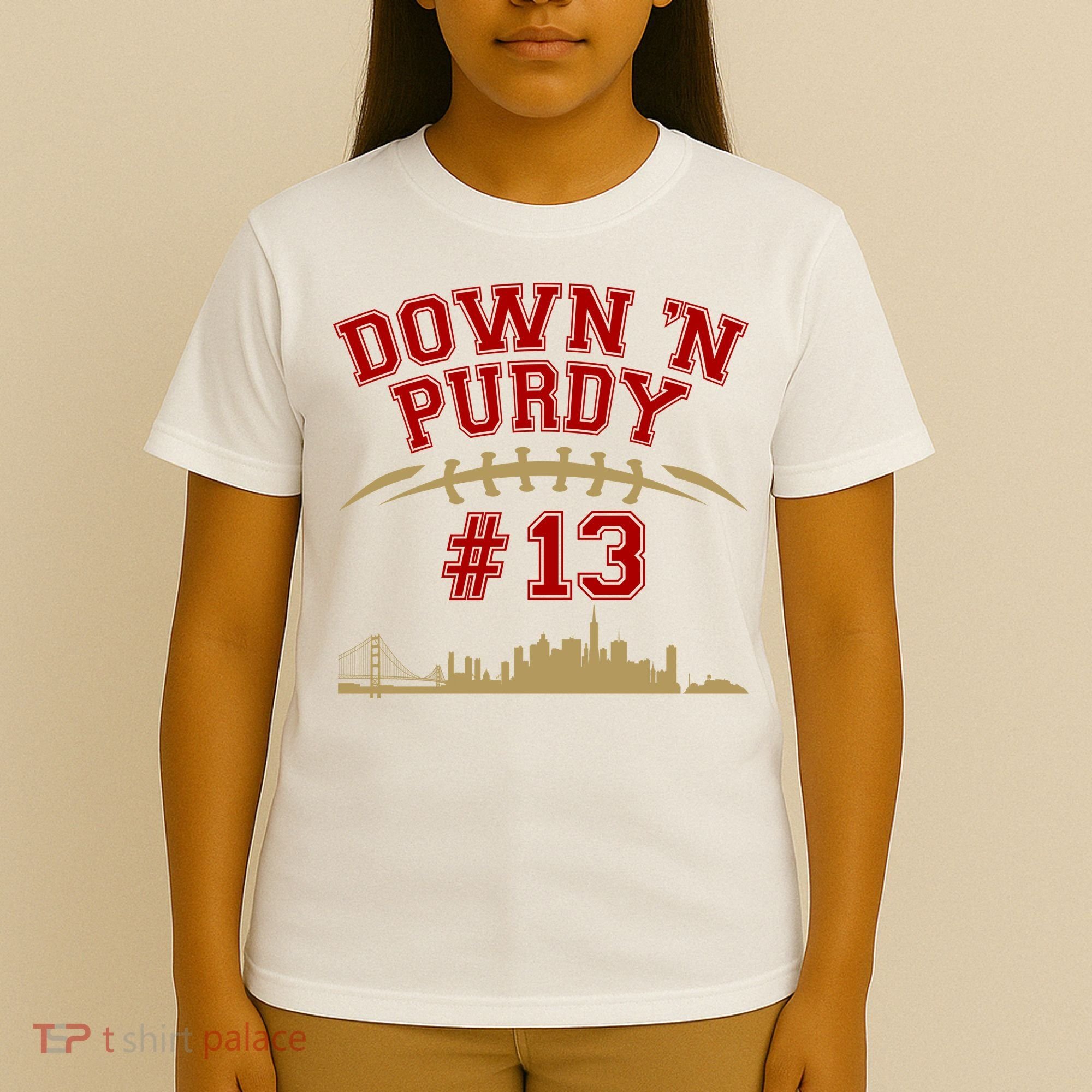 Down 'N Purdy #13 San Francisco Football Fan T-Shirt