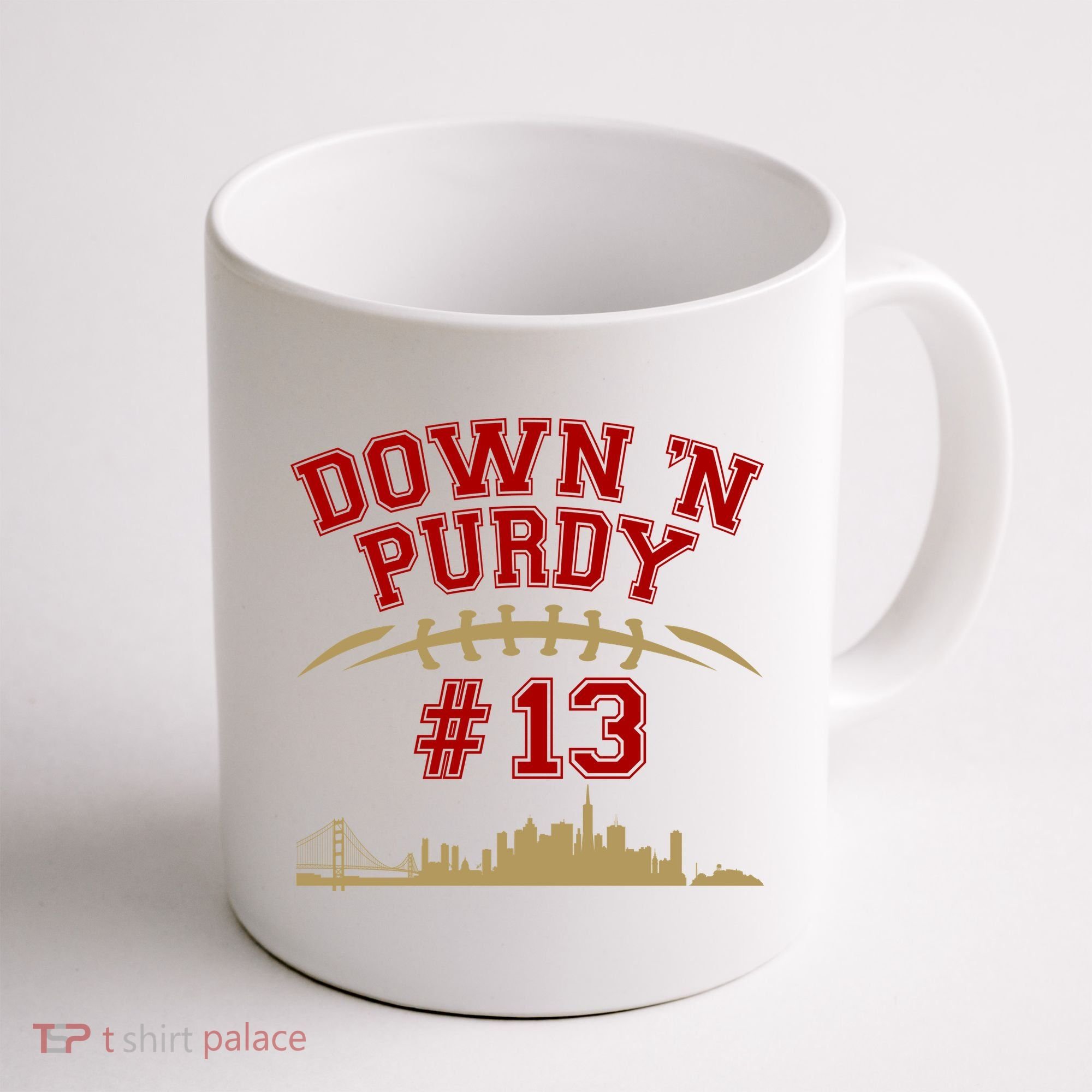 Down 'N Purdy #13 San Francisco Football Fan Coffee Mug