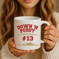 Down 'N Purdy #13 San Francisco Football Fan Coffee Mug thumb 3