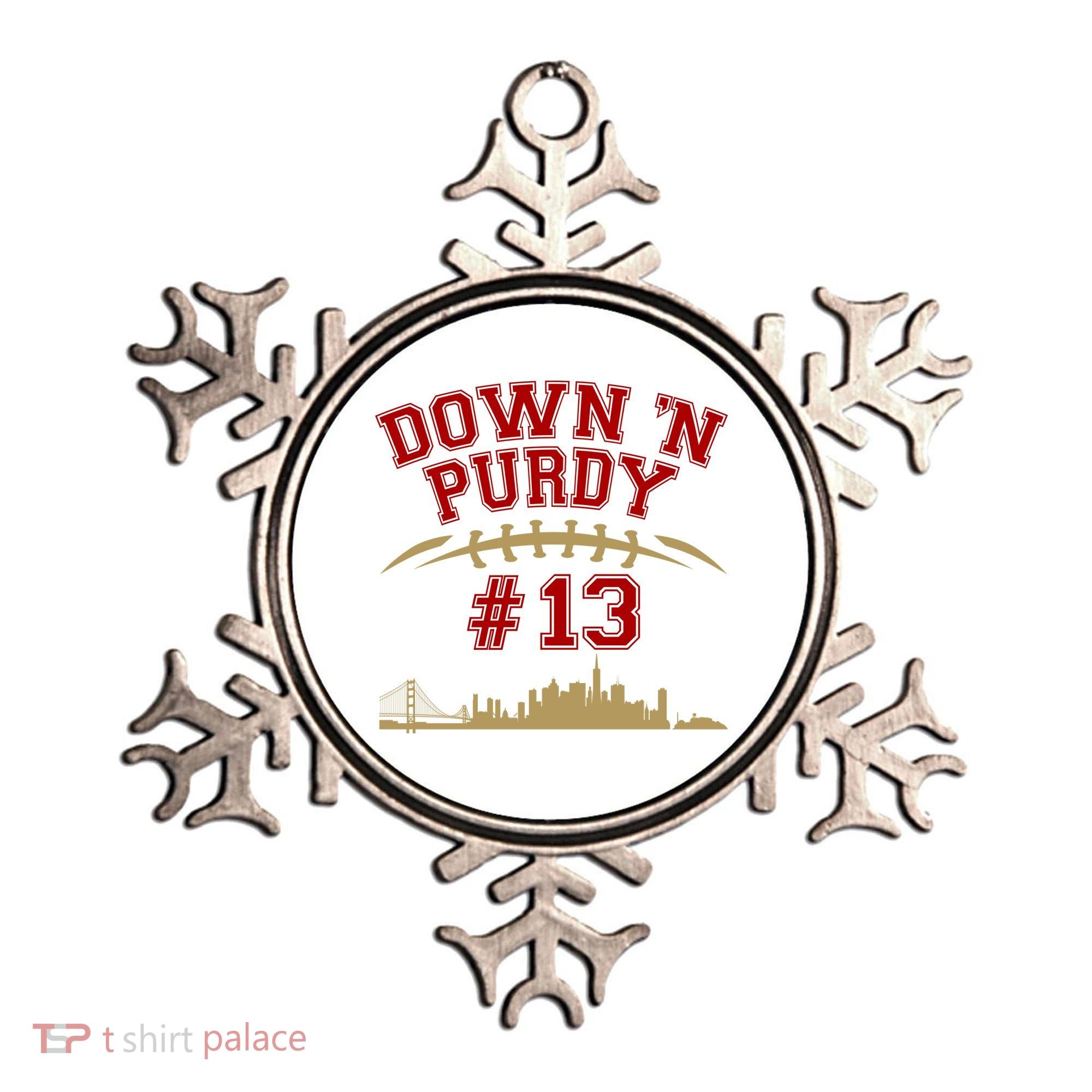 Down 'N Purdy #13 San Francisco Football Fan Ornament