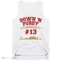 Down 'N Purdy #13 San Francisco Football Fan Tank Top thumb 0