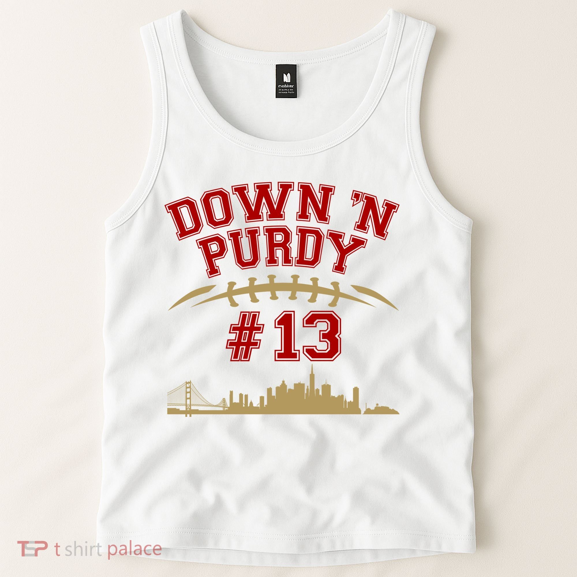 Down 'N Purdy #13 San Francisco Football Fan Tank Top