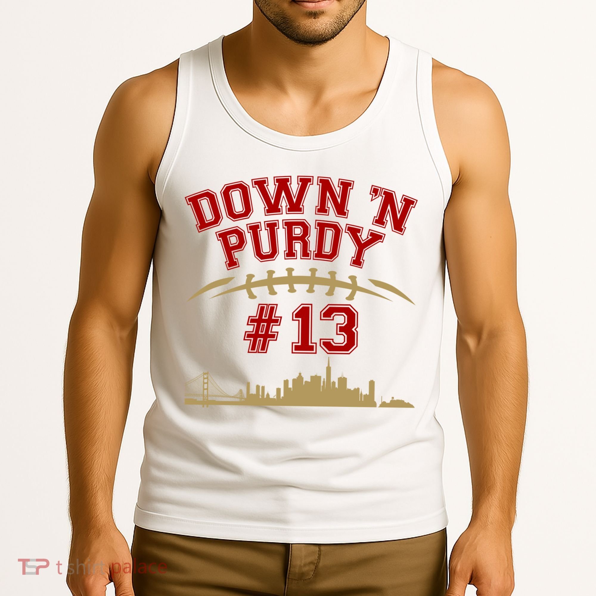 Down 'N Purdy #13 San Francisco Football Fan Tank Top