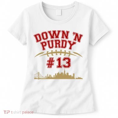 Down 'N Purdy #13 San Francisco Football Fan Women's T-Shirt
