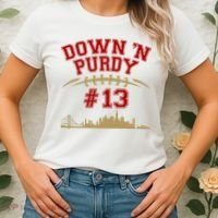 Down 'N Purdy #13 San Francisco Football Fan Women's T-Shirt thumb 2