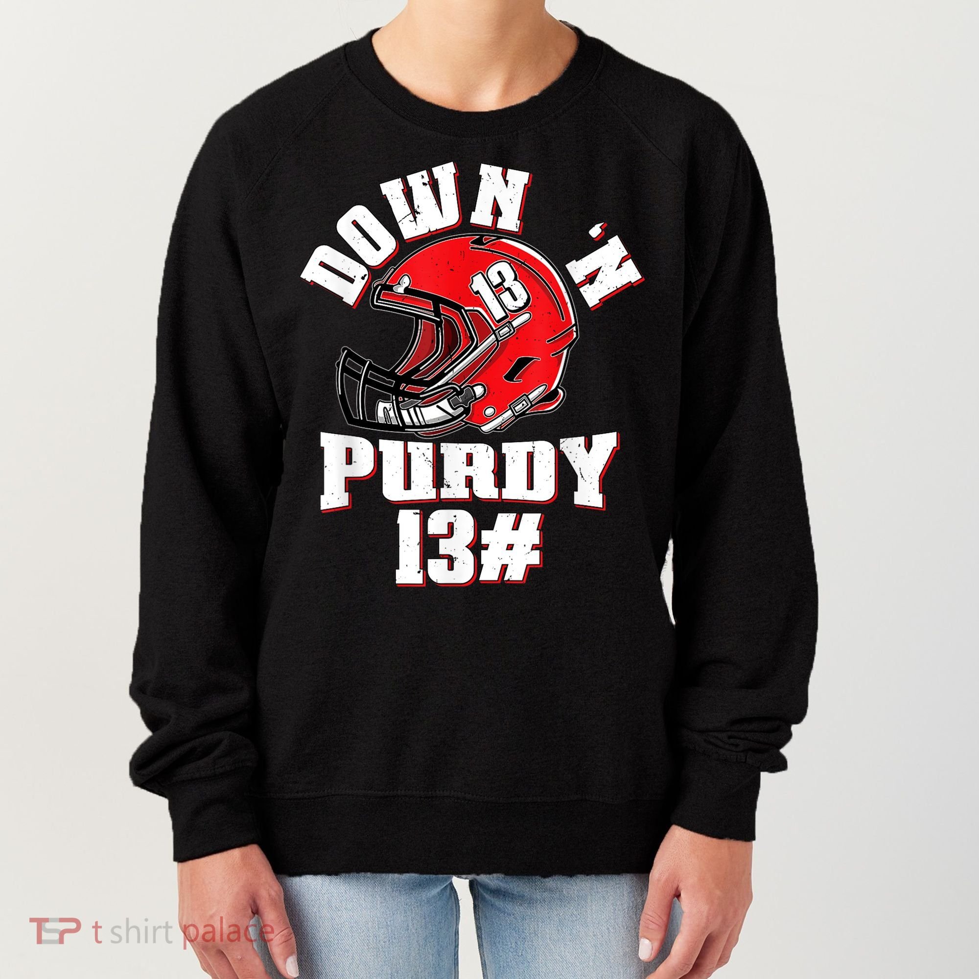 Down 'N Purdy #13 Women's Sweatshirt