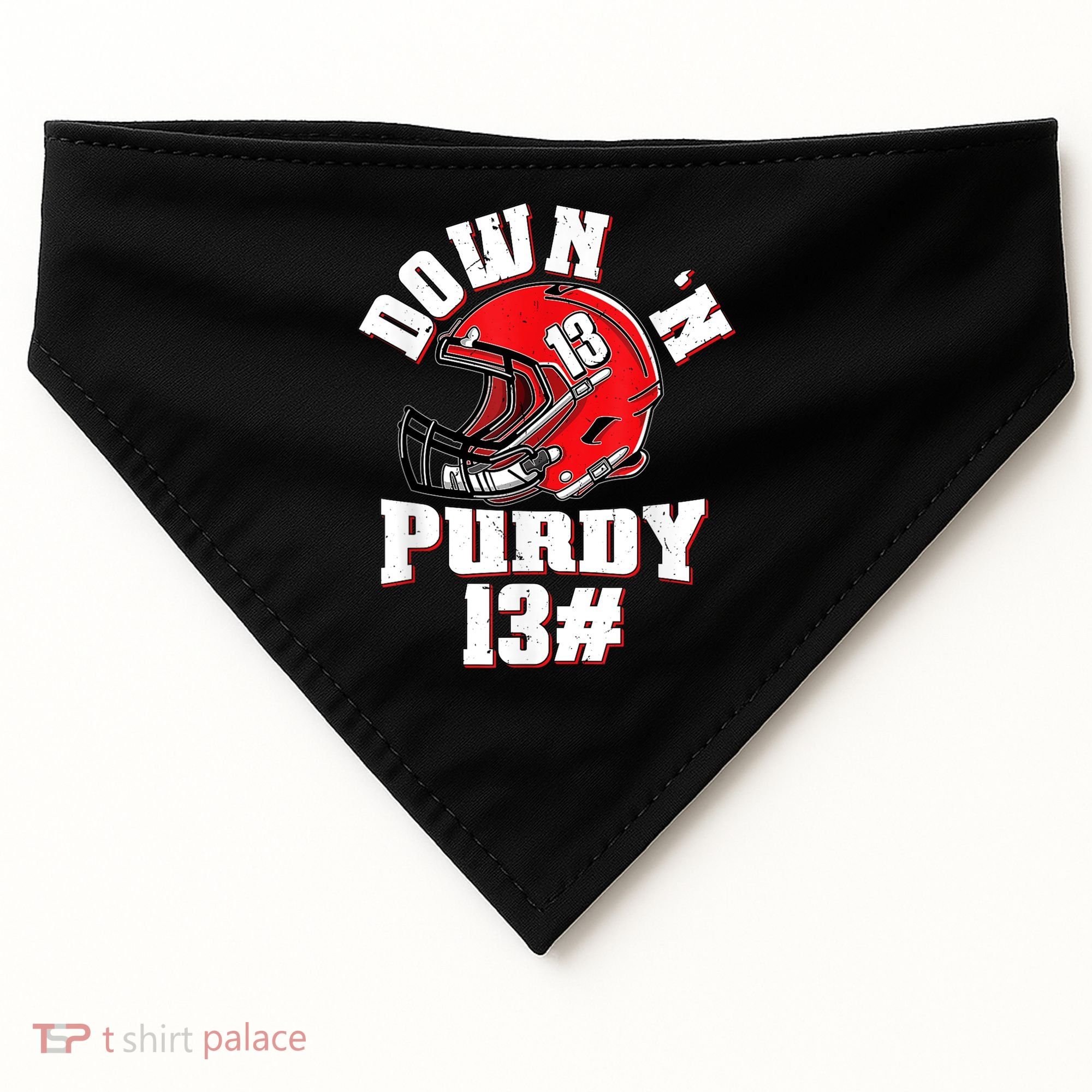 Down 'N Purdy #13 USA-Made Doggie Bandana
