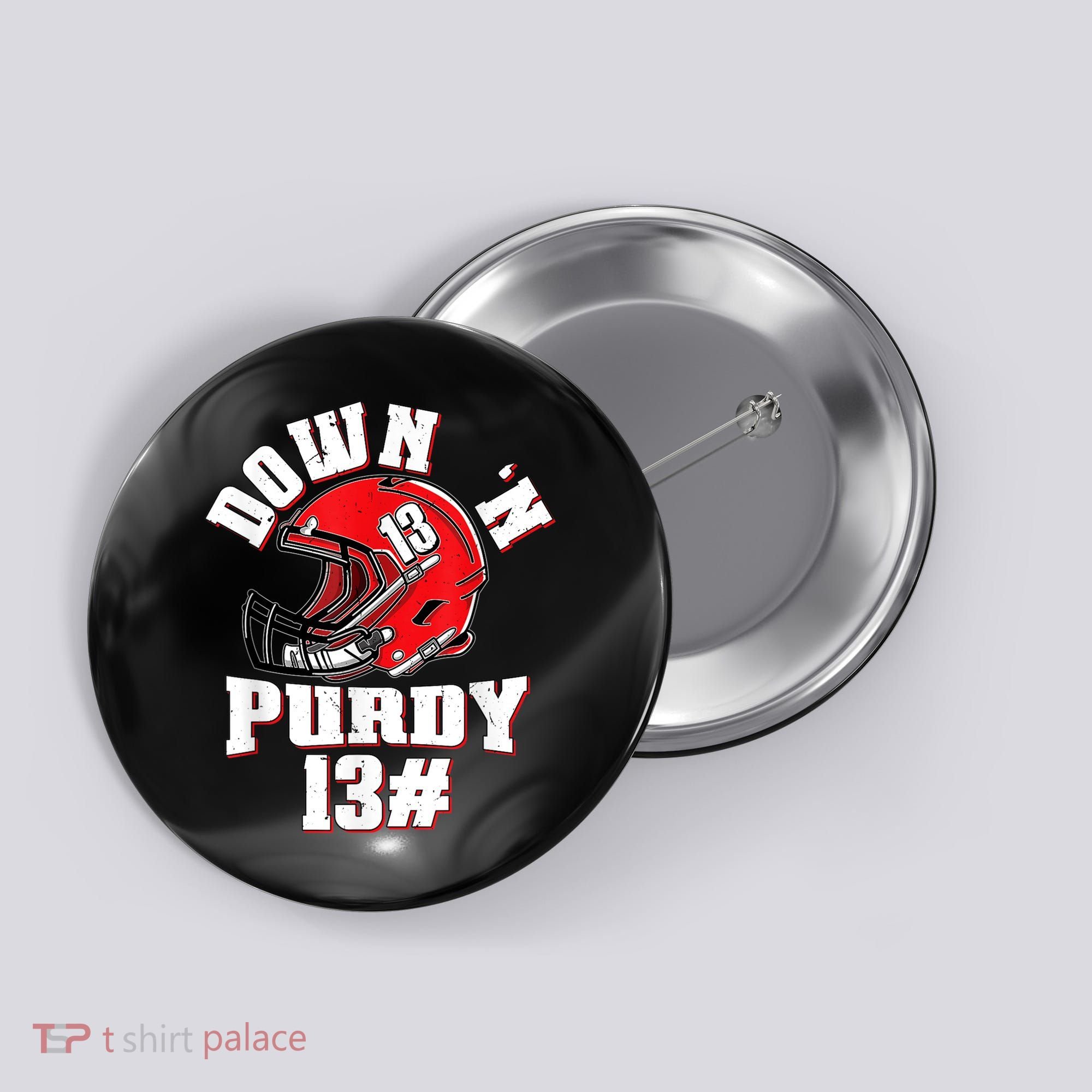 Down 'N Purdy #13 Button