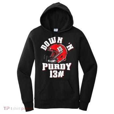 Down 'N Purdy #13 Women's Hoodie