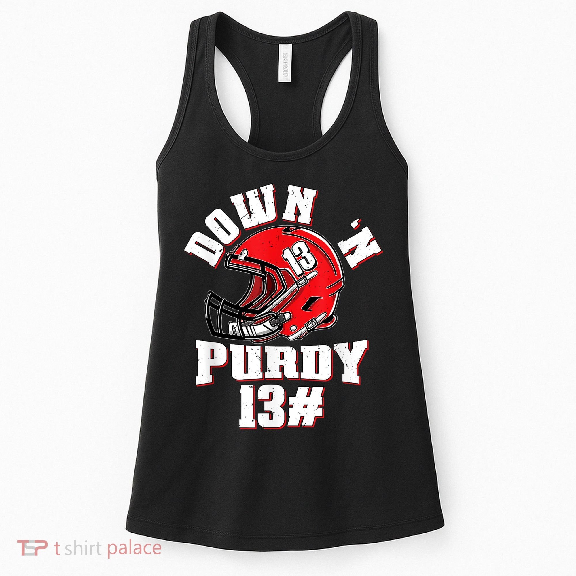 Down 'N Purdy #13 Women's Tank Top