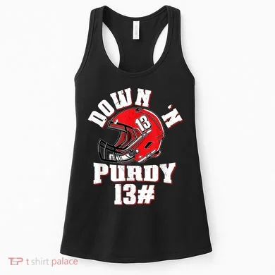 Down 'N Purdy #13 Women's Tank Top