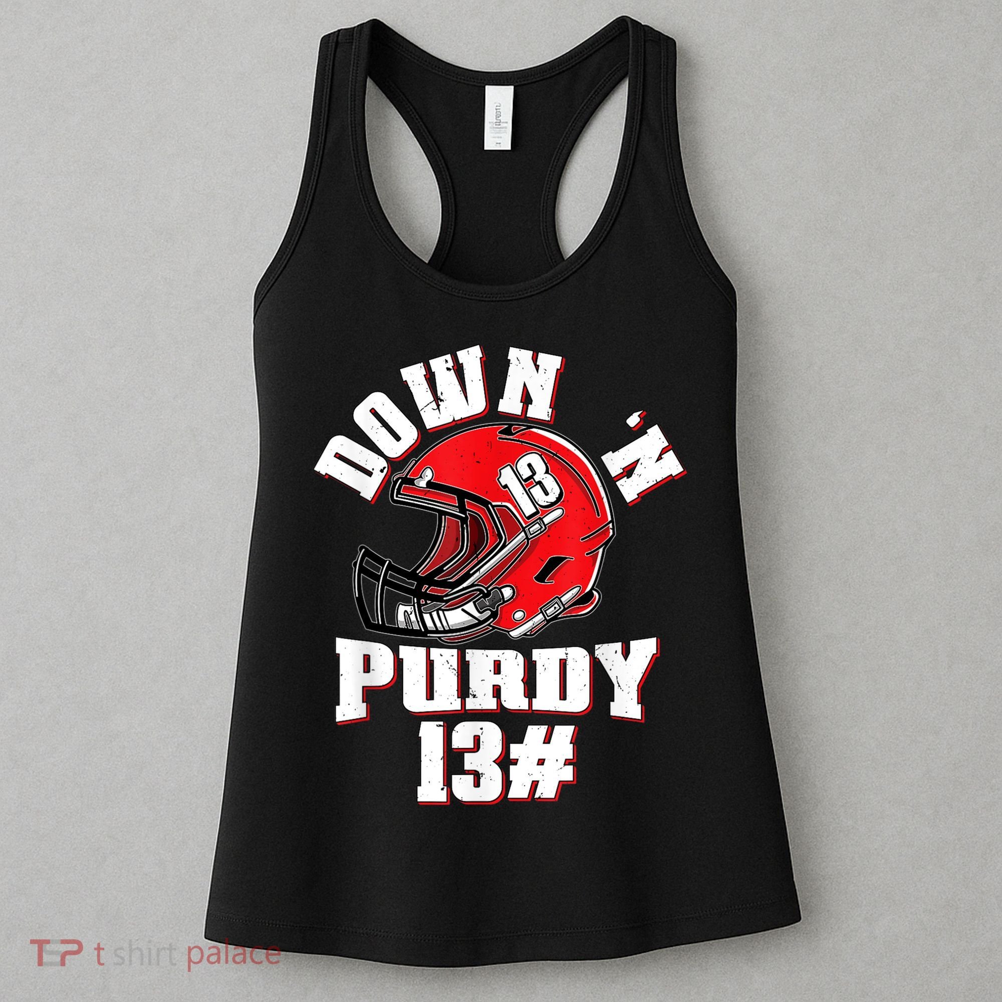 Down 'N Purdy #13 Women's Tank Top