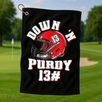 Down 'N Purdy #13 Golf Towel thumb 1