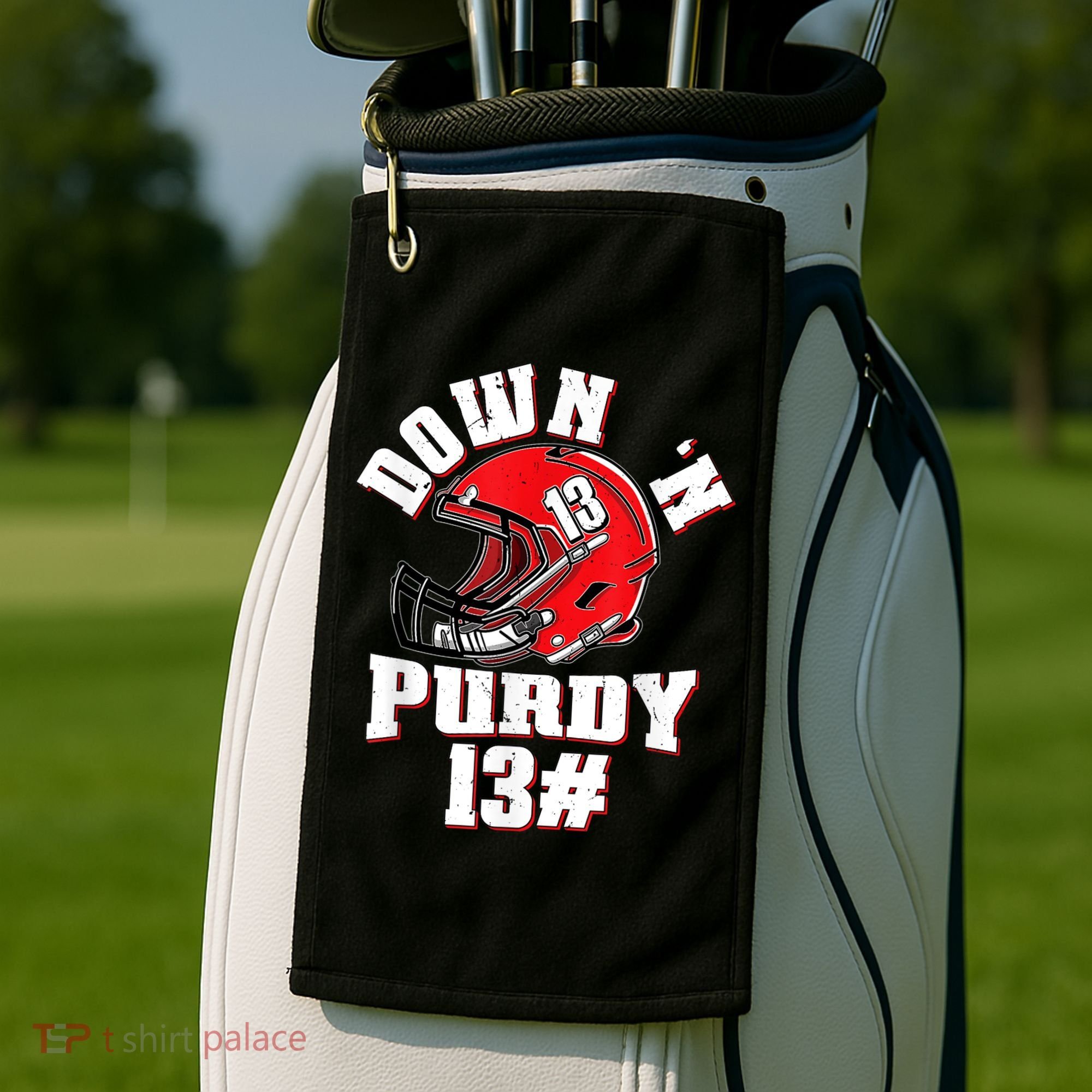 Down 'N Purdy #13 Golf Towel