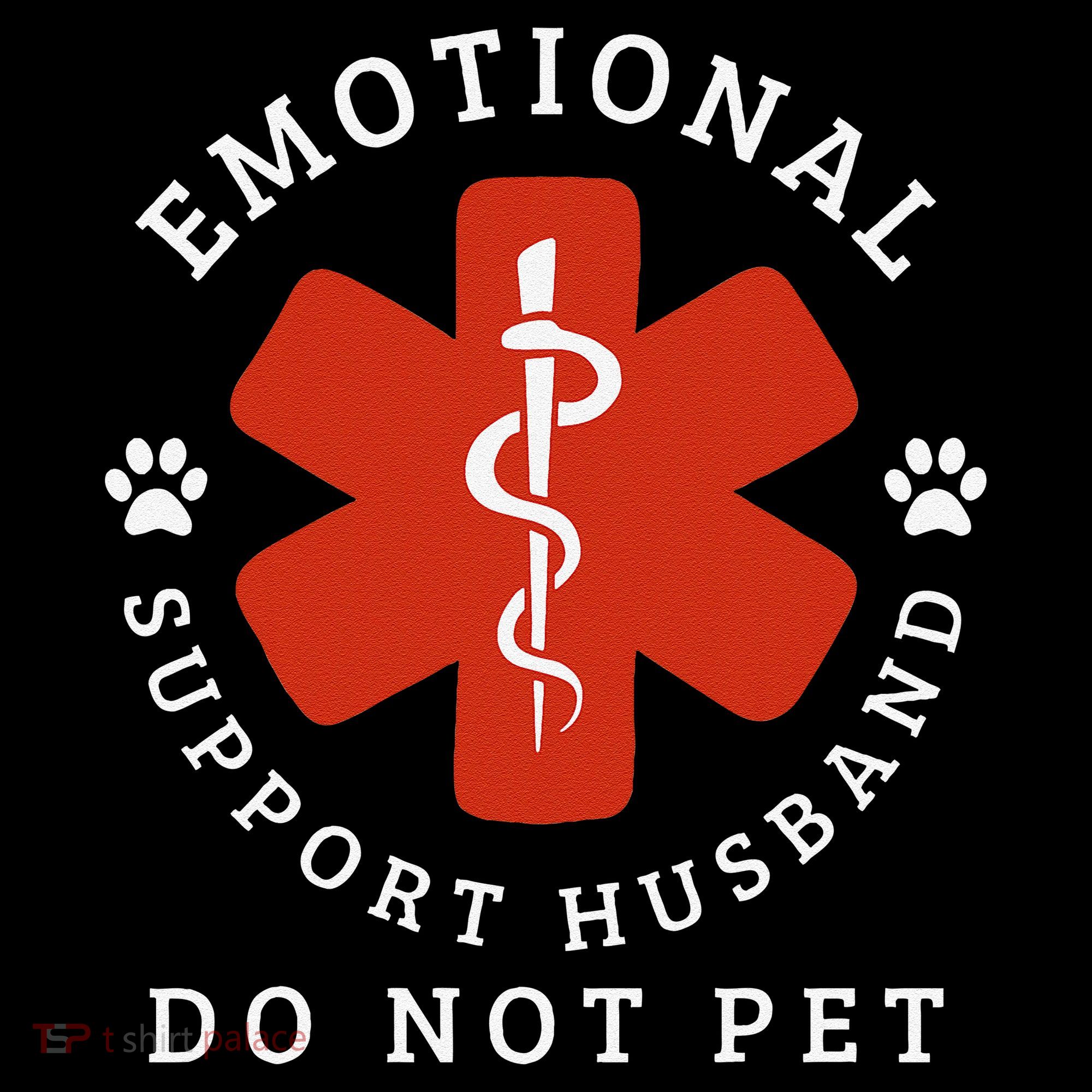 Do Not Pet Emotional Support Husband Funny Coffee Mug