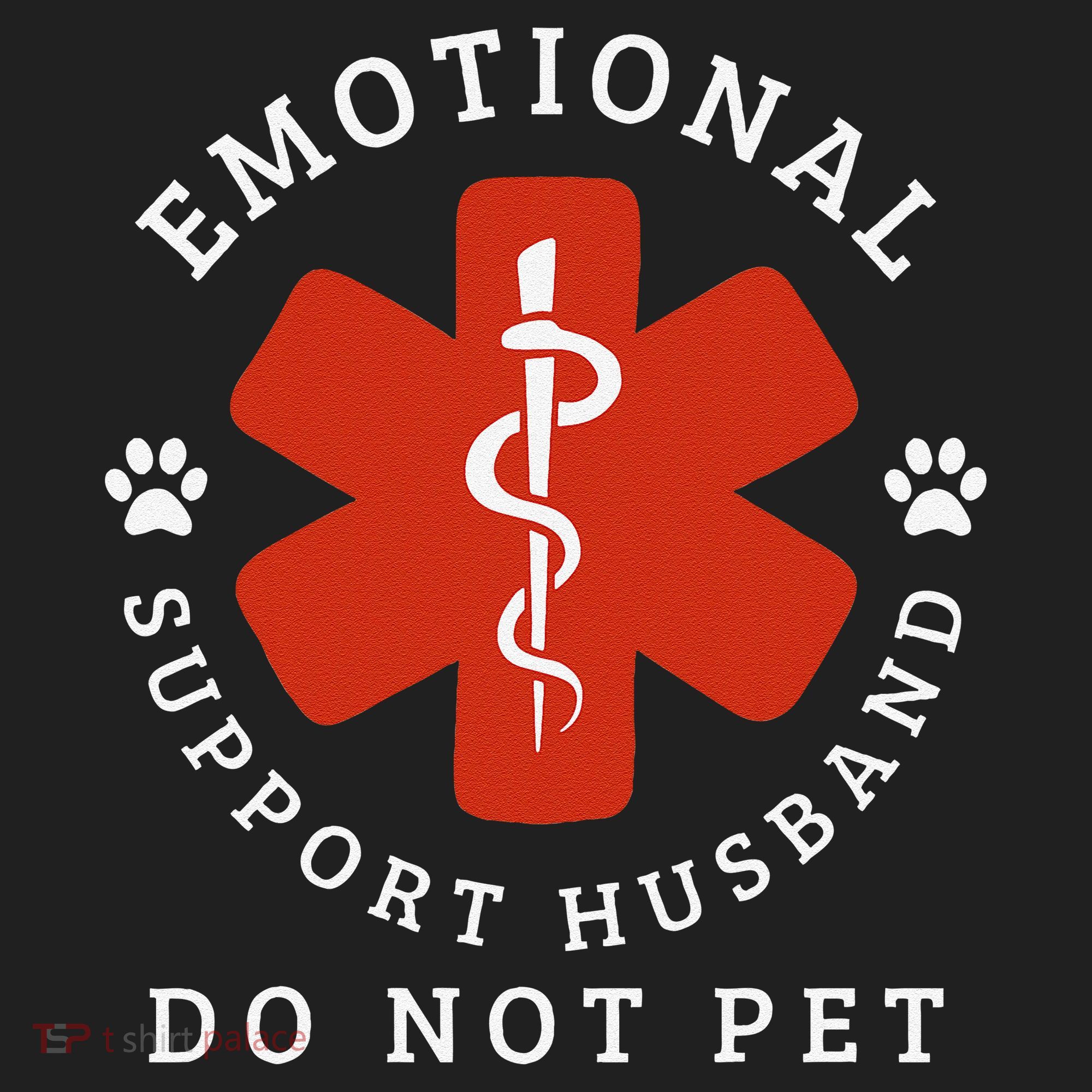 Do Not Pet Emotional Support Husband Funny Beanie