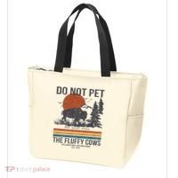 Do Not Pet The Fluffy Cows Yellowstone National Park Tote Bag thumb 3