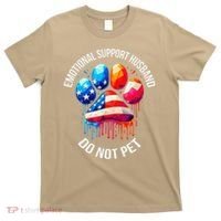 Do Not Pet Emotional Support Husband Funny US Flag Women T-Shirt thumb 0