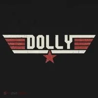 Dolly Name Personalized Vintage Retro Classic Gift Button thumb 1