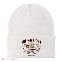 Do Not Pet The Fluffy Cows Bison Yellowstonê National Park Beanie thumb 0