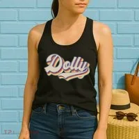 Dolly Name Personalized Vintage Retro Gift Women's Tank Top thumb 2