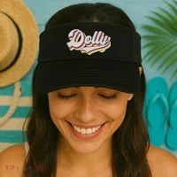 Dolly Name Personalized Vintage Retro Gift Visor thumb 2