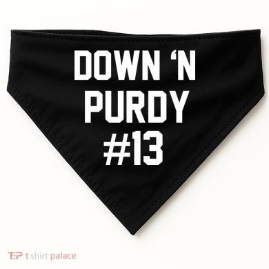 Down 'N Purdy #13 USA-Made Doggie Bandana