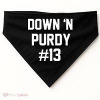 Down 'N Purdy #13 USA-Made Doggie Bandana thumb 0